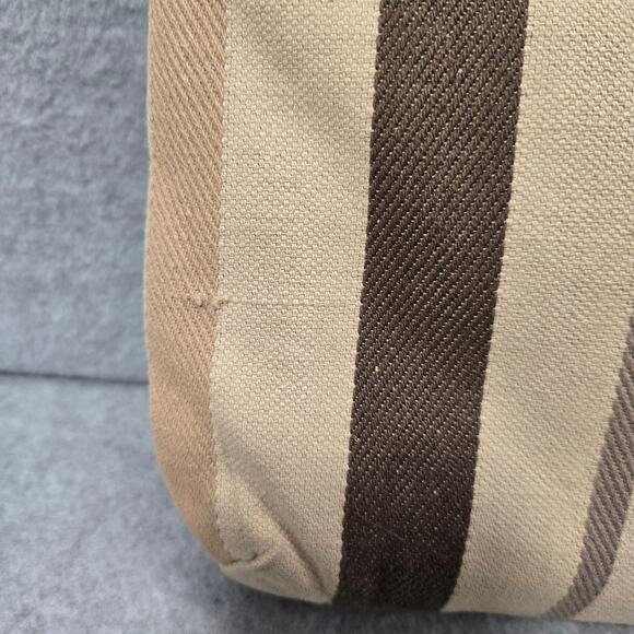 Thirty One Organizing Shoulder Bag Crossbody In Purple Twill Stripe - Picture 4 of 8